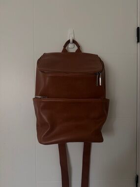 Matt & Nat Chestnut Vegan Leather Backpack
